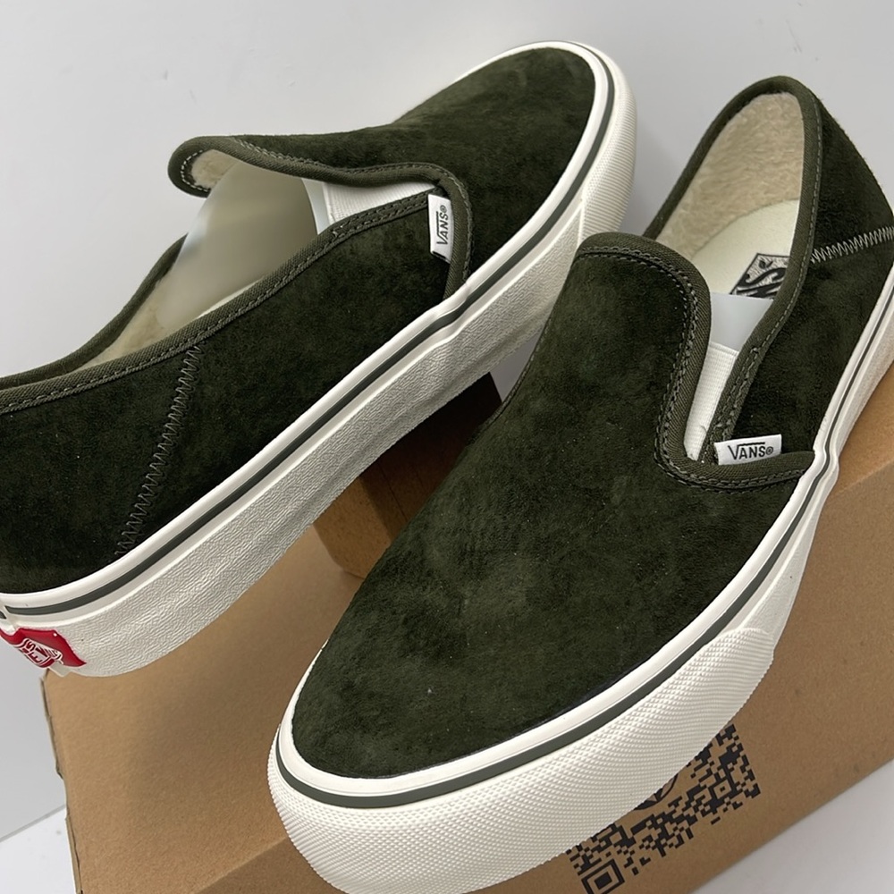 Vans Men's Green Classic Slip-On Slip-On Vr3 Sf
Sherpa Grape Leaf/Marshma - Picture 10 of 16